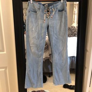 True religion bootcut boho jeans